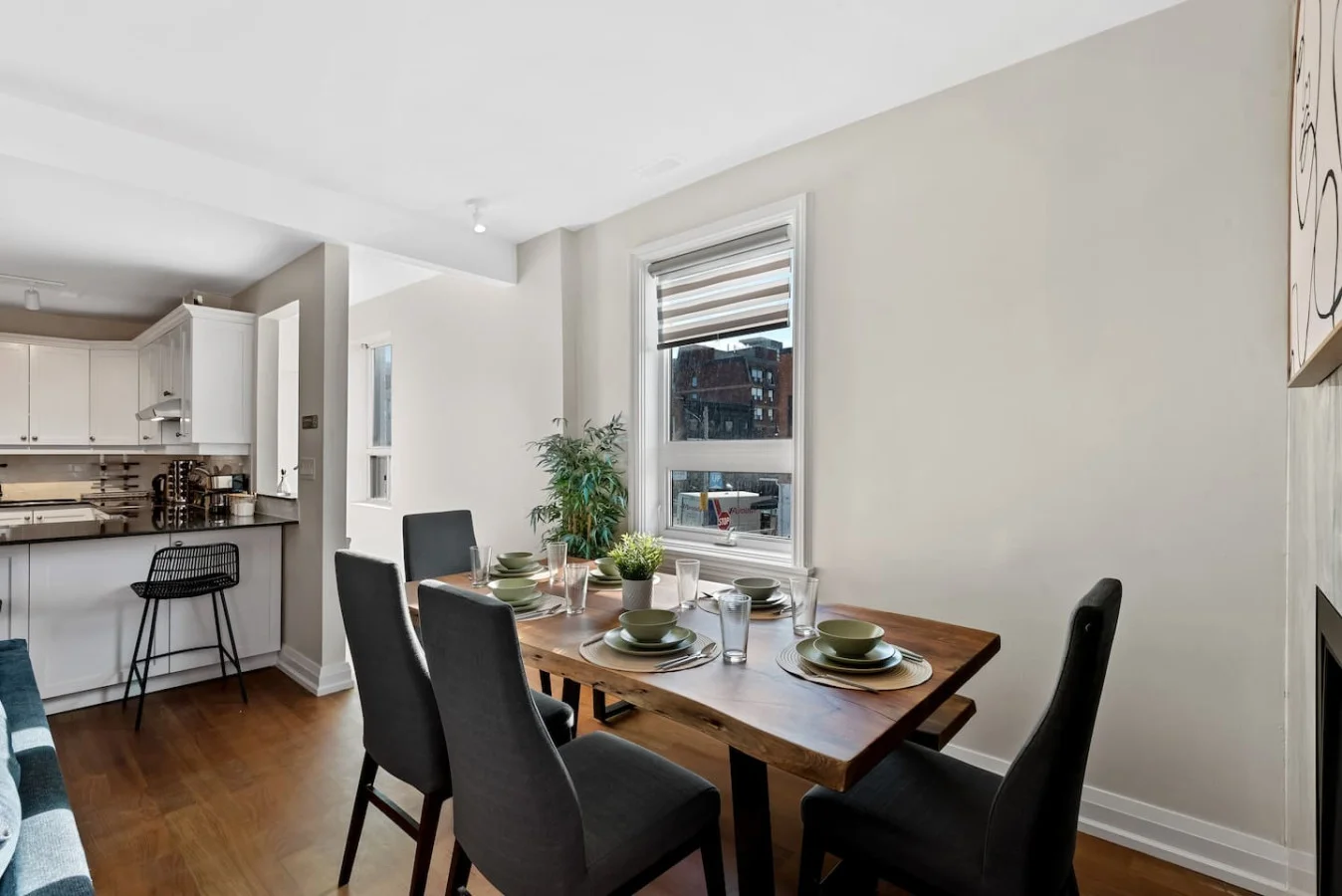 As you take your seat, the dining room's sophisticated design sets the stage for memorable meals and conversations.