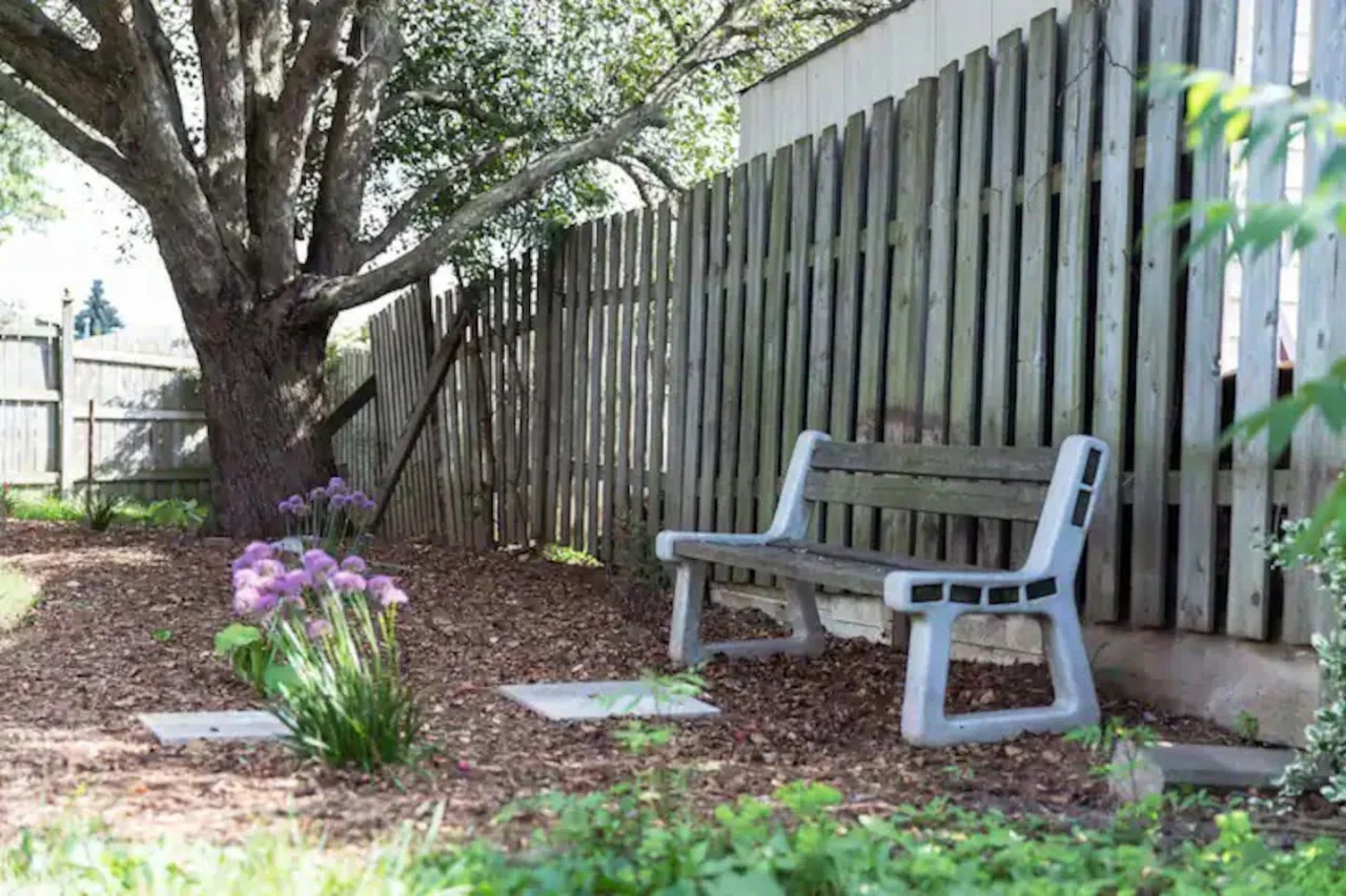 The outdoor areas’ plush seating beckons you to sink in and relax, surrounded by light and airy decor.