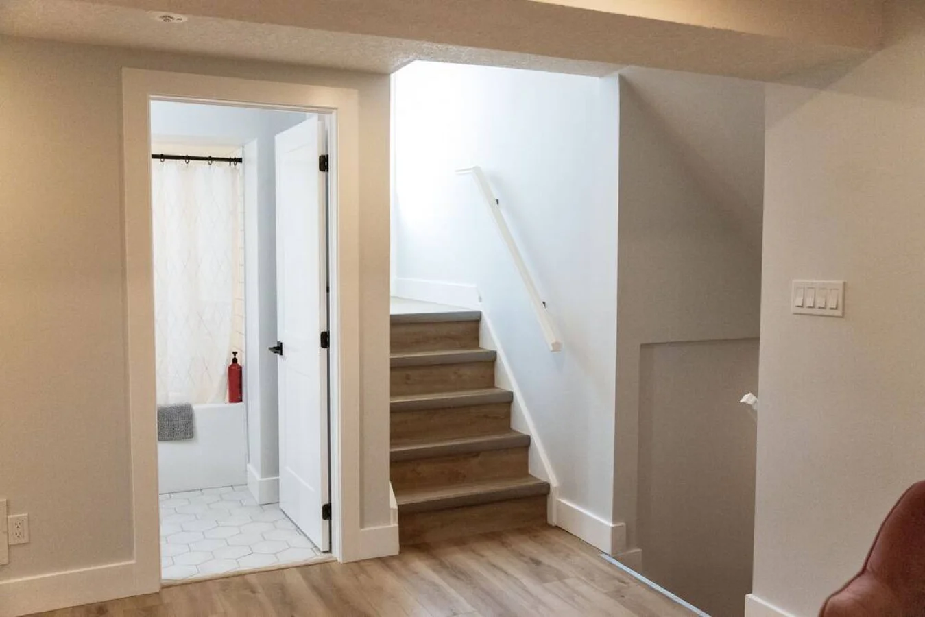 Upon entering, you find a space that feels both luxurious and cozy, perfect for unwinding after a long day.