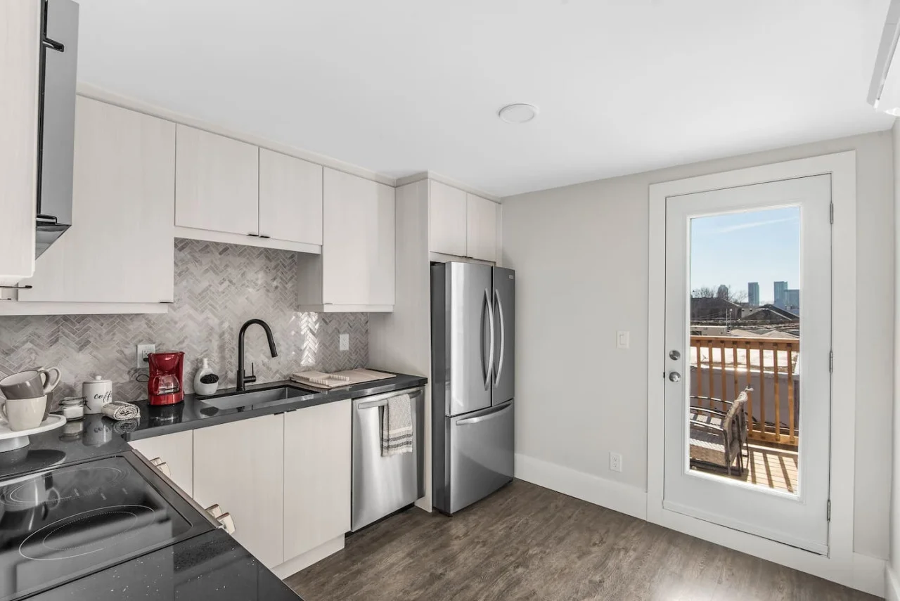 As you step into the kitchen, the clean lines and functional design make you eager to start cooking your favorite dishes.