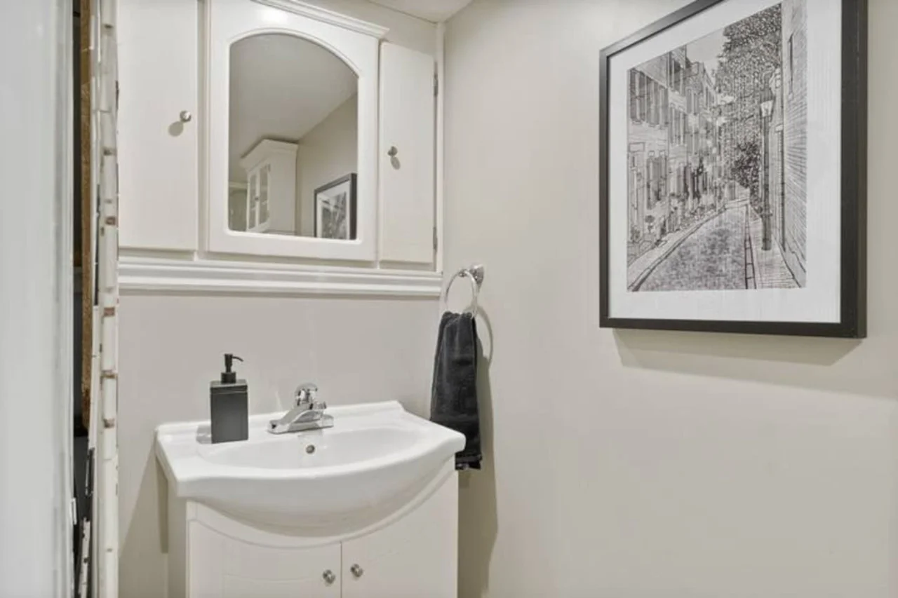 The bathroom is a private sanctuary, with a layout and features that make it the perfect place to rejuvenate.