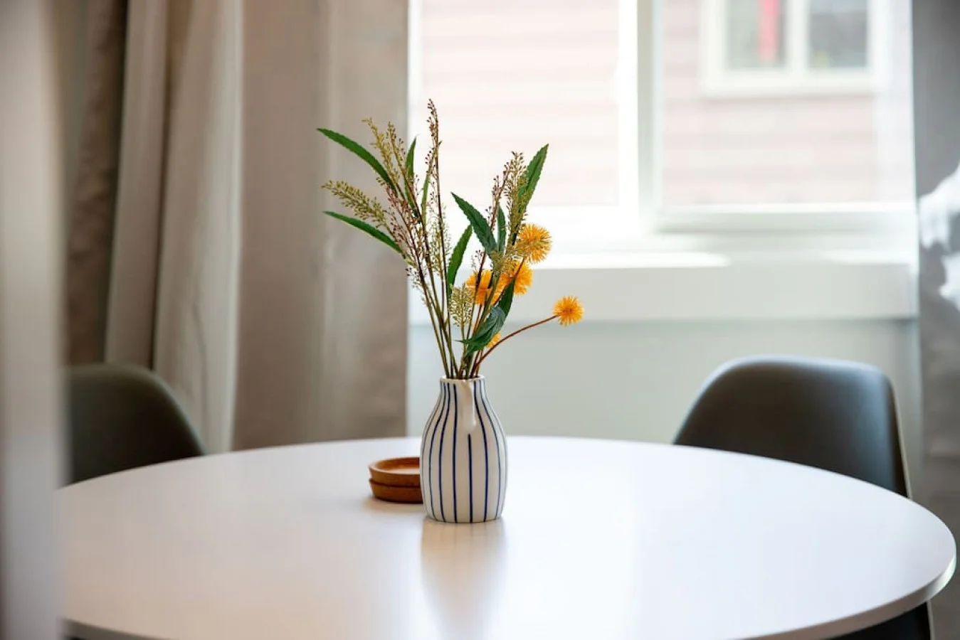 The dining room encourages you to gather with friends, enjoy a drink, and create lasting memories.