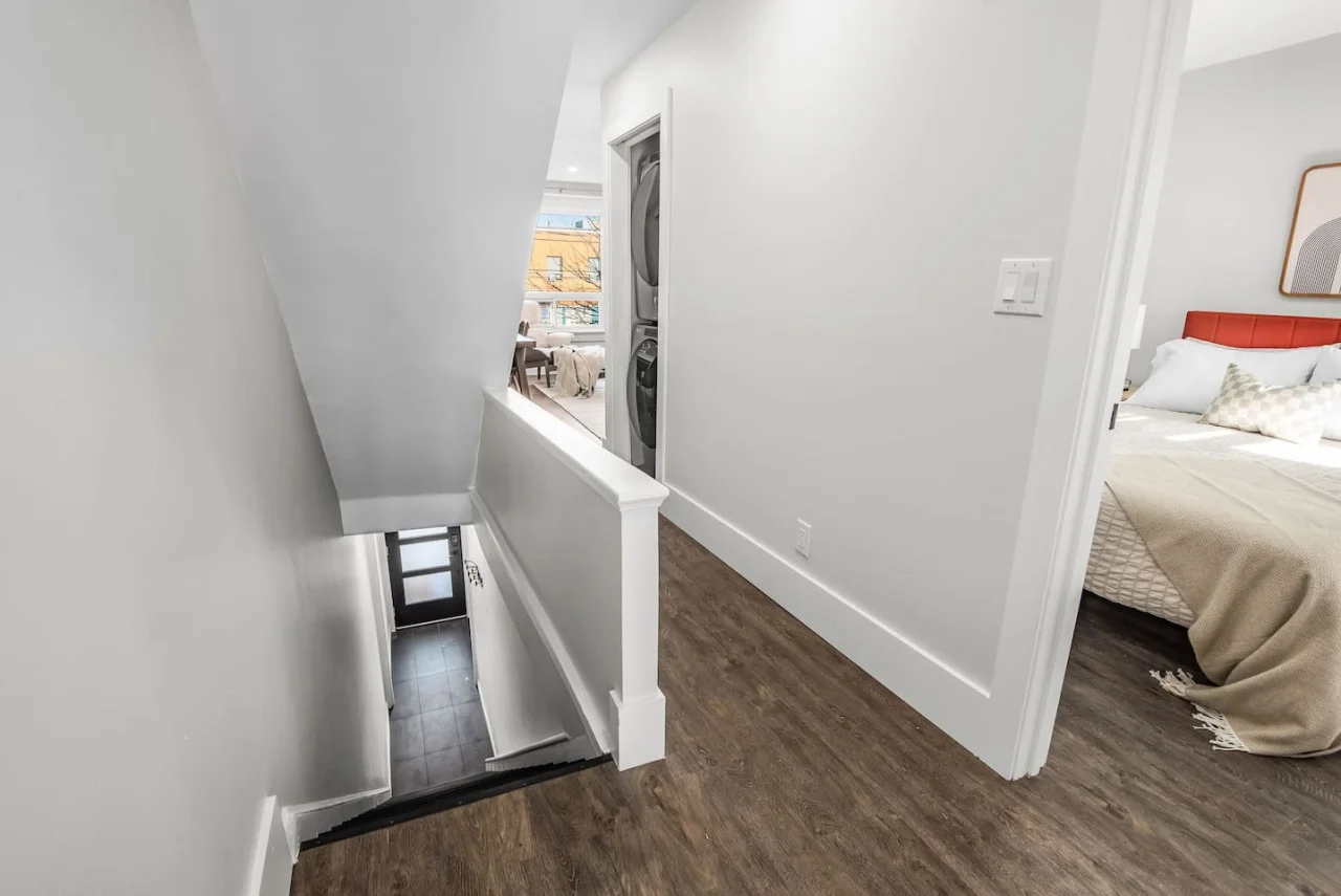 Upon entering, you find a space that feels both luxurious and cozy, perfect for unwinding after a long day.