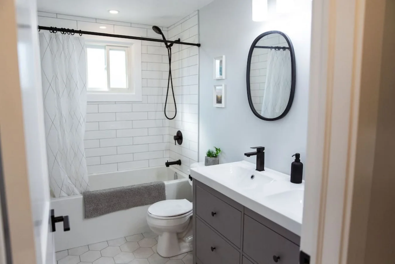 The bathroom is a private sanctuary, with a layout and features that make it the perfect place to rejuvenate.