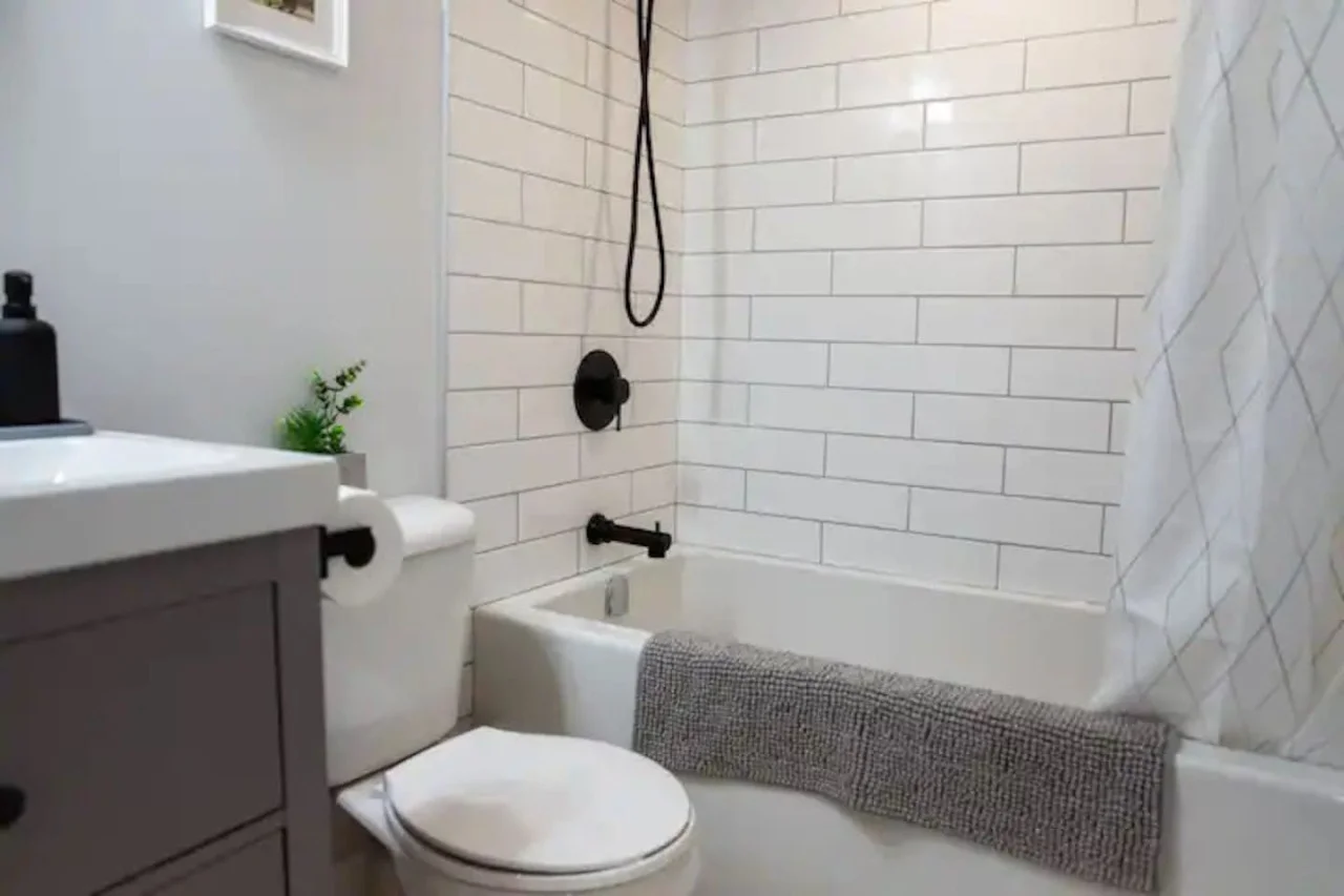 The bathroom is a private sanctuary, with a layout and features that make it the perfect place to rejuvenate.