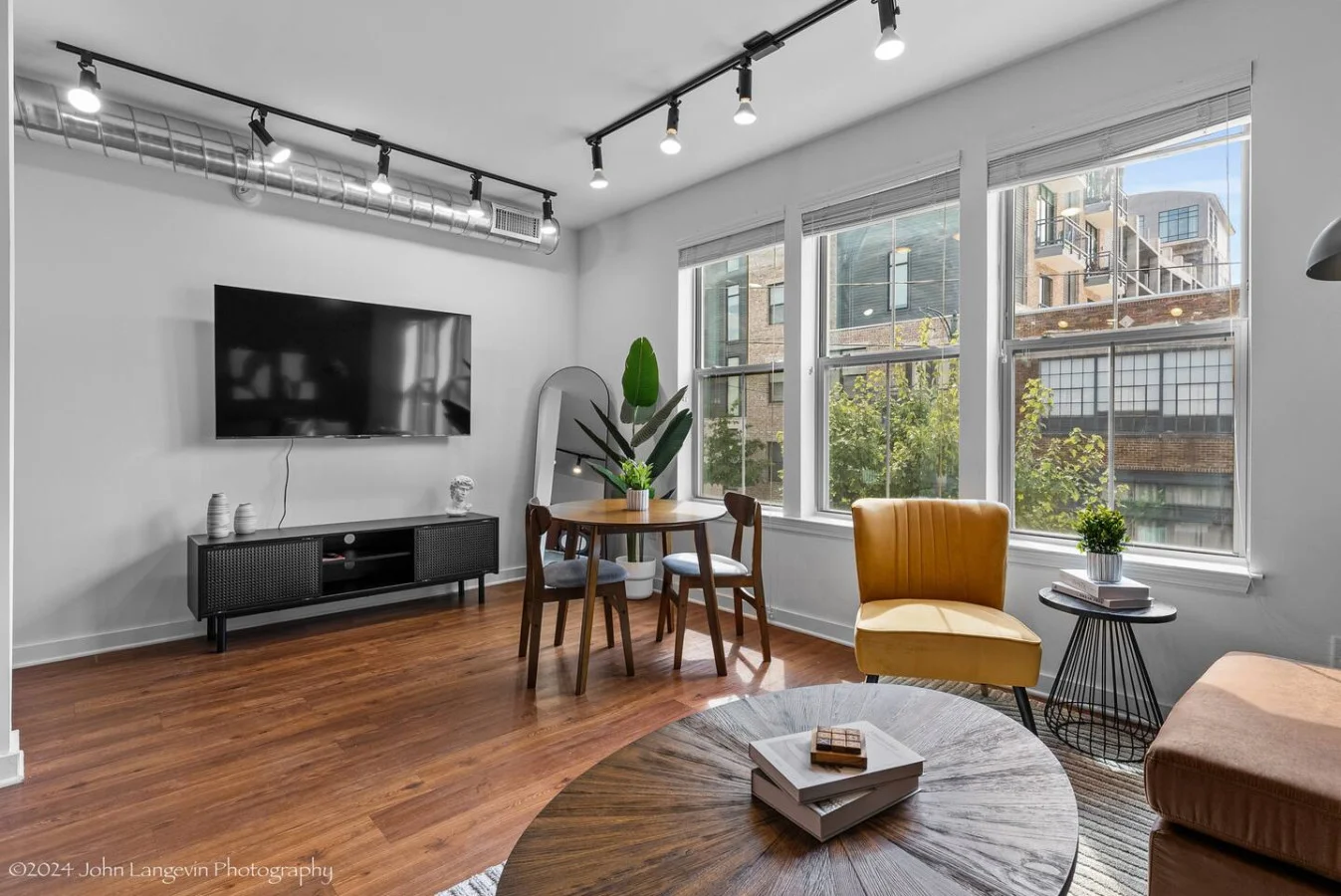 Once you enter the living room you'll find a space that feels both luxurious and cozy, perfect for unwinding after a long day.