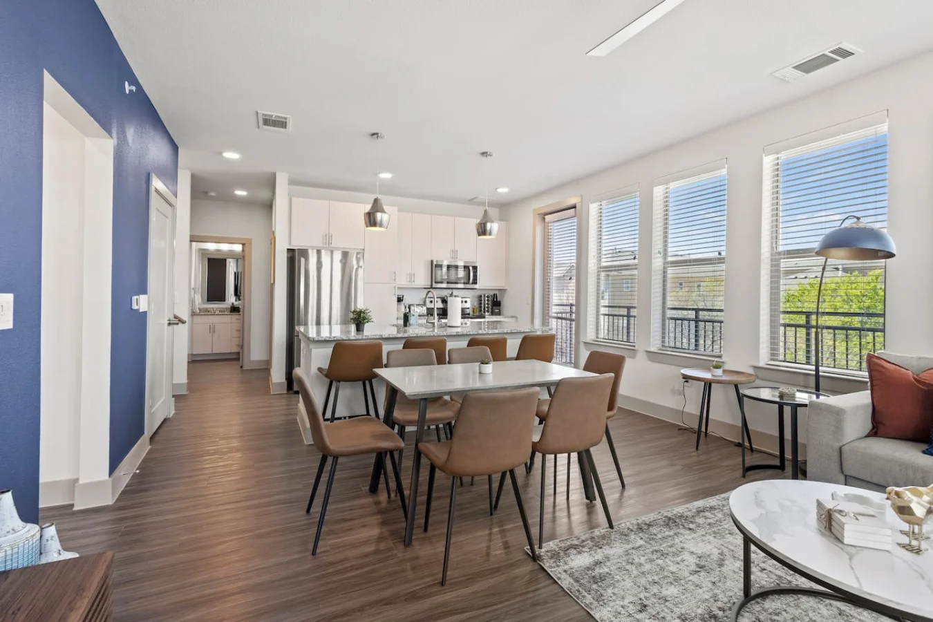 As you take your seat, the dining room's sophisticated design sets the stage for memorable meals and conversations.