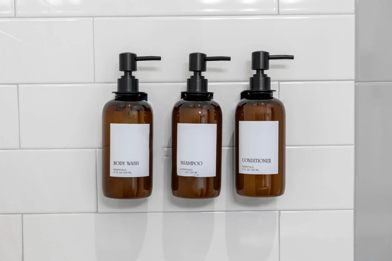 Complimentary conditioner, shampoo, and body wash (initial consumables provided).
