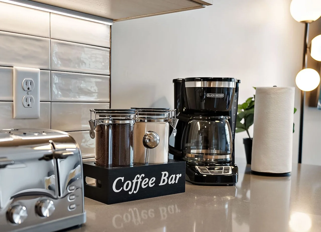 A selection of complimentary in-house consumables, including coffee, tea, and snacks, to make your stay even more enjoyable.