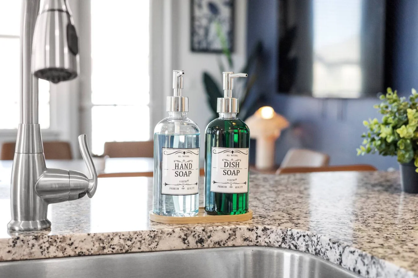 As you step into the kitchen, the clean lines and functional design make you eager to start cooking your favorite dishes.