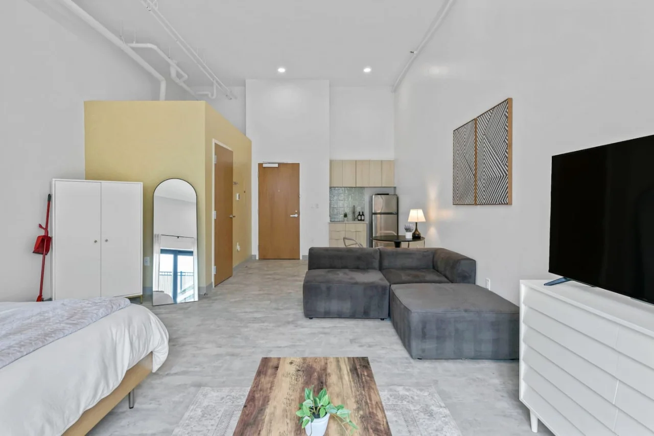 Upon entering, you find a space that feels both luxurious and cozy, perfect for unwinding after a long day.