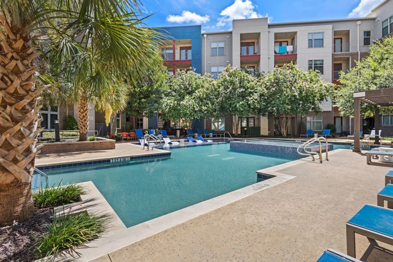 "Your sunny escape awaits right outside your front door."