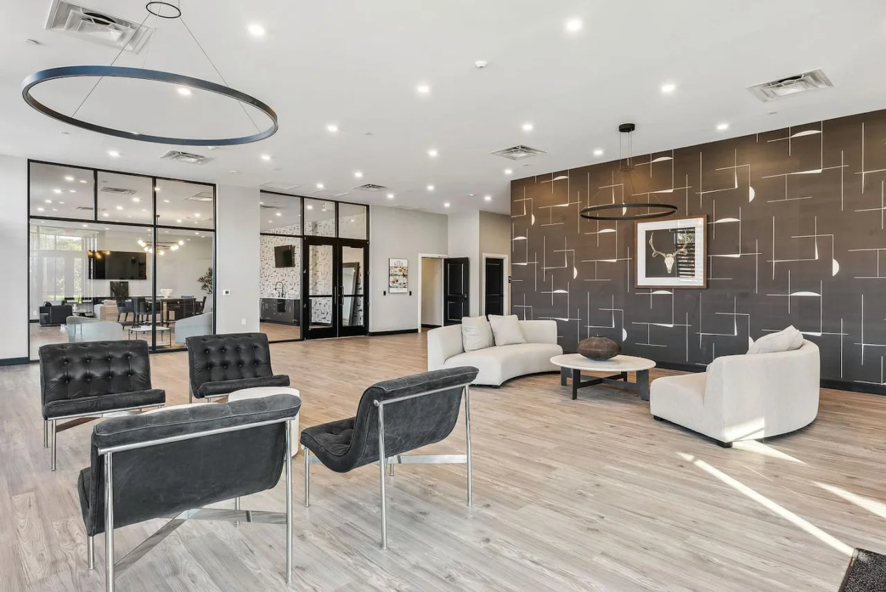 You can have entertainment in this stylish unique space!