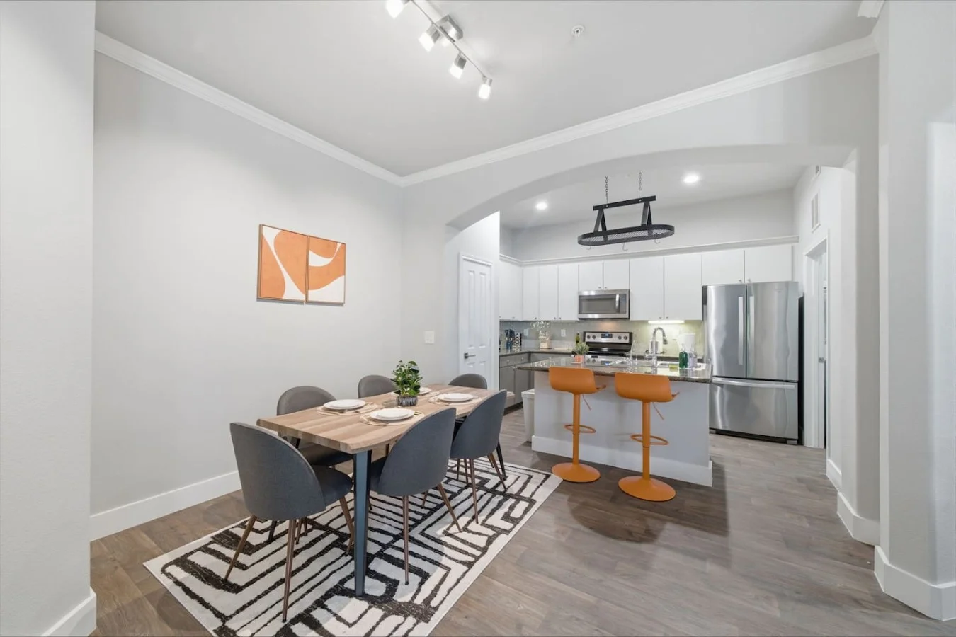 Dining area Open To Kitchen