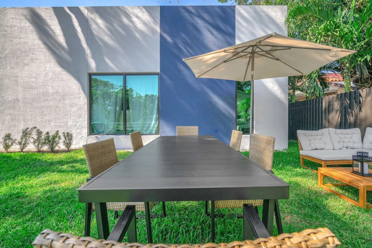 Step out and enjoy a peaceful retreat with comfortable and perfect unwinding after a long day—your own little outdoor oasis.