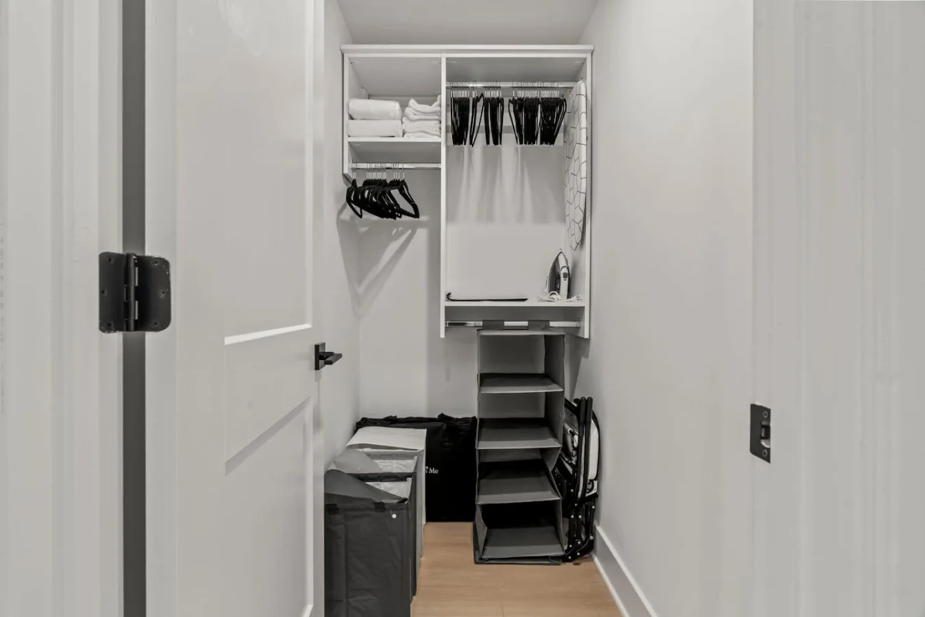Spacious closets with ample storage space for all your travel essentials – unpack, unwind, and feel right at home.