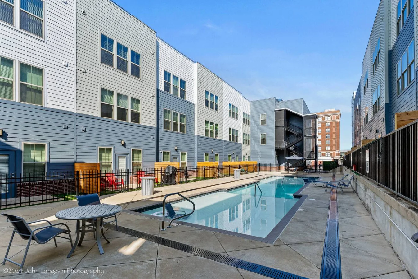 As you dip your toes into the cool water, the pool offers a refreshing retreat on a warm day.