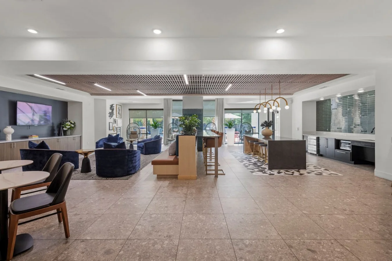 "An expansive resident lounge built for every moment."