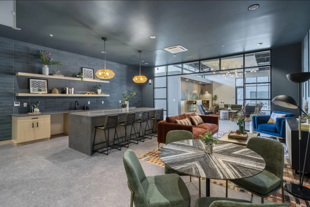 Relax in this warm, inviting space with warm accents and cozy furnishings. You’ll love unwinding on the plush sofa, enjoying or streaming your favorite shows in a serene atmosphere
