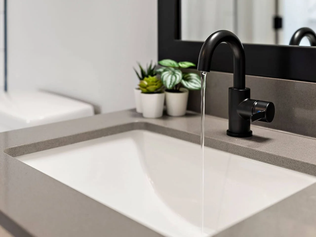 The bathroom is a private sanctuary, with a layout and features that make it the perfect place to rejuvenate.