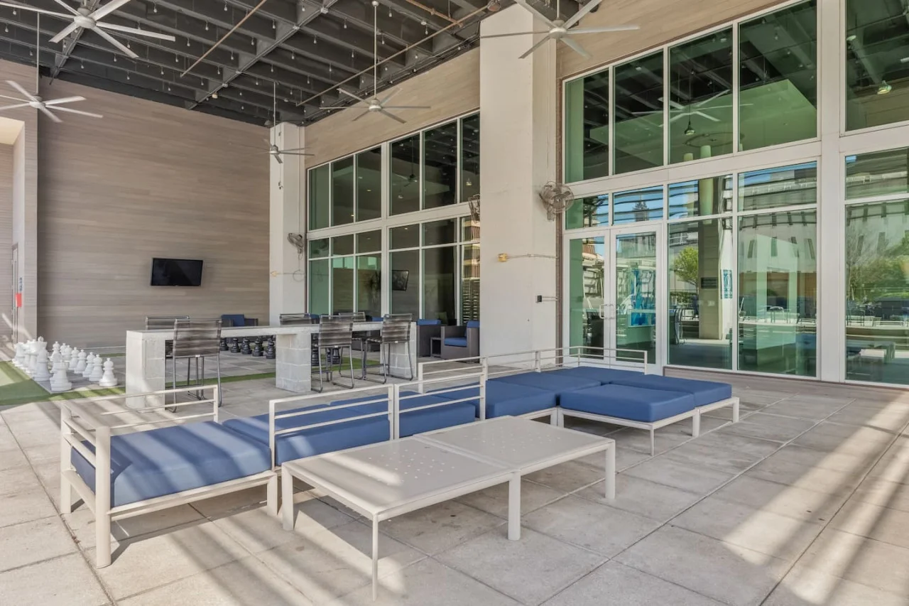 You can have entertainment in this stylish unique space!