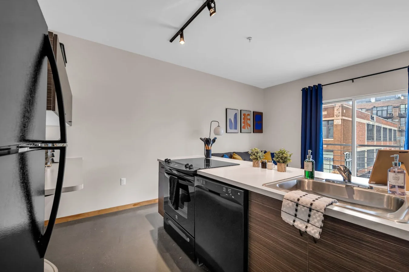 As you step into the kitchen, the clean lines and functional design make you eager to start cooking your favorite dishes.