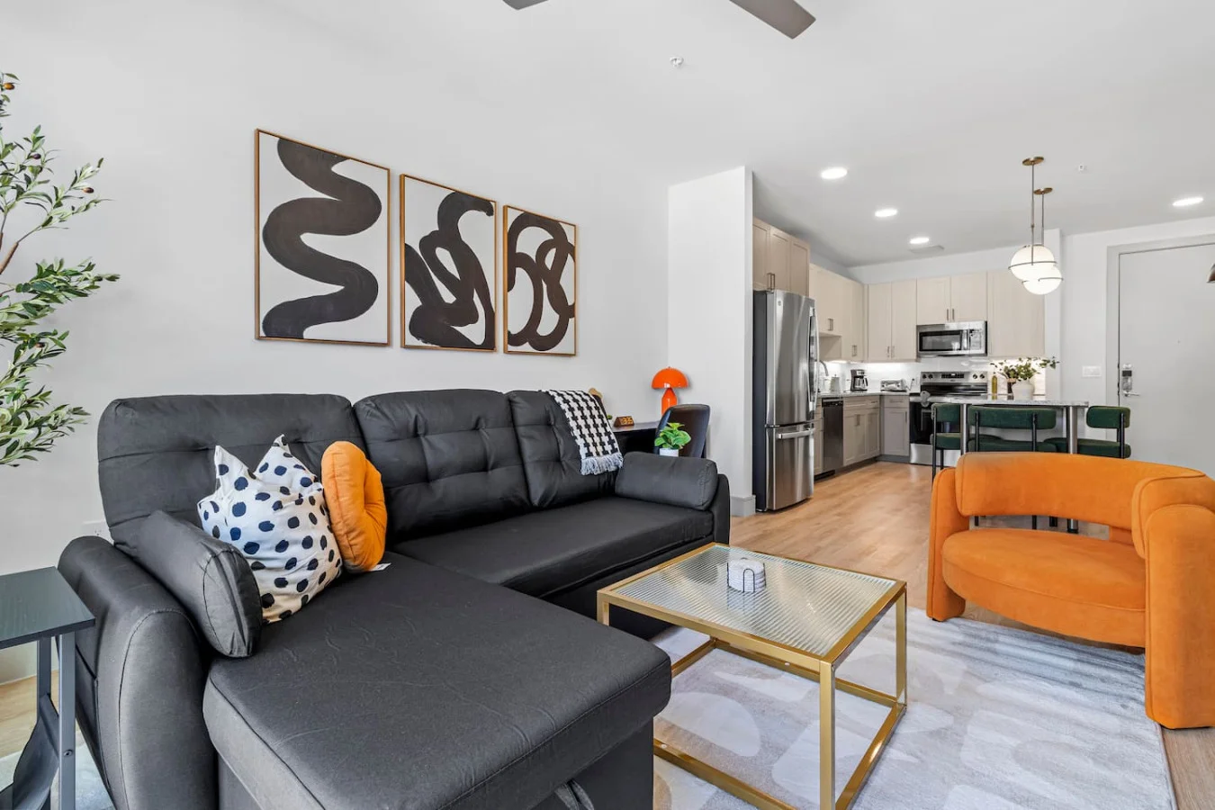 Curl up, stream on, and let the living room embrace your downtime.