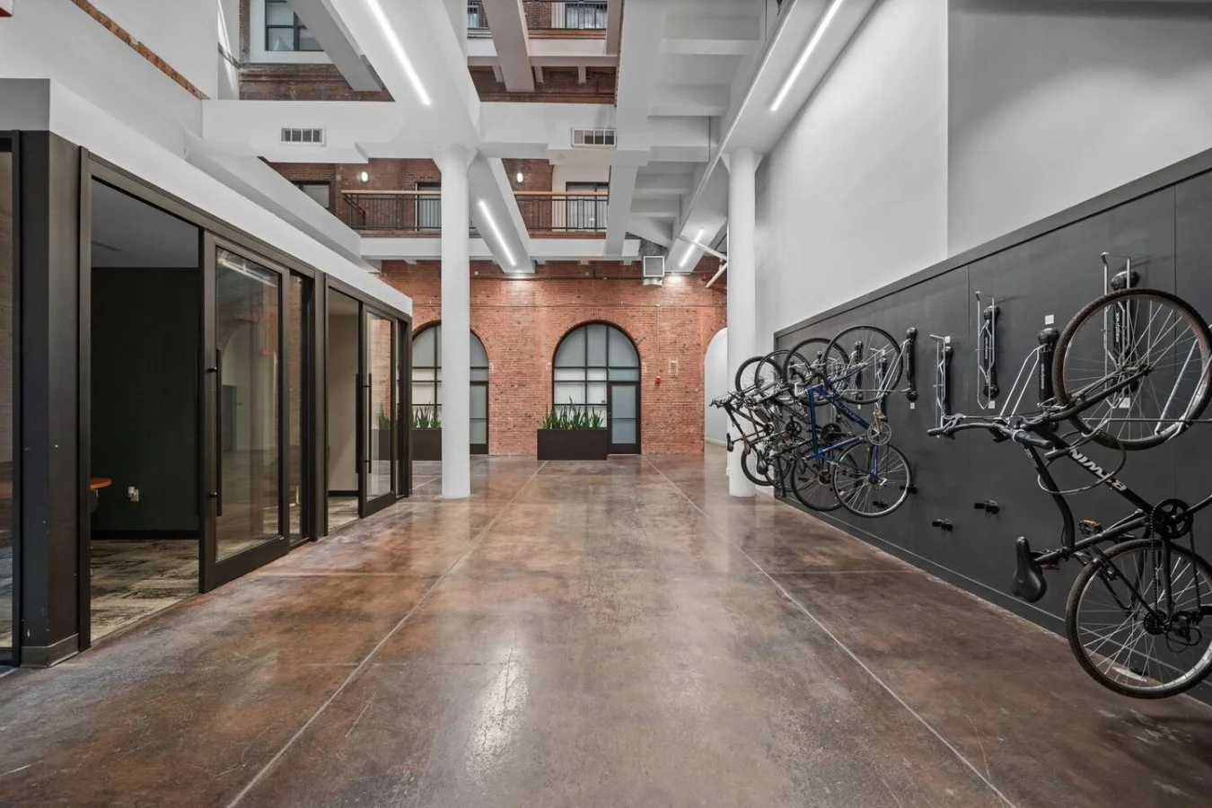 Bike storage is available in the building for our guests