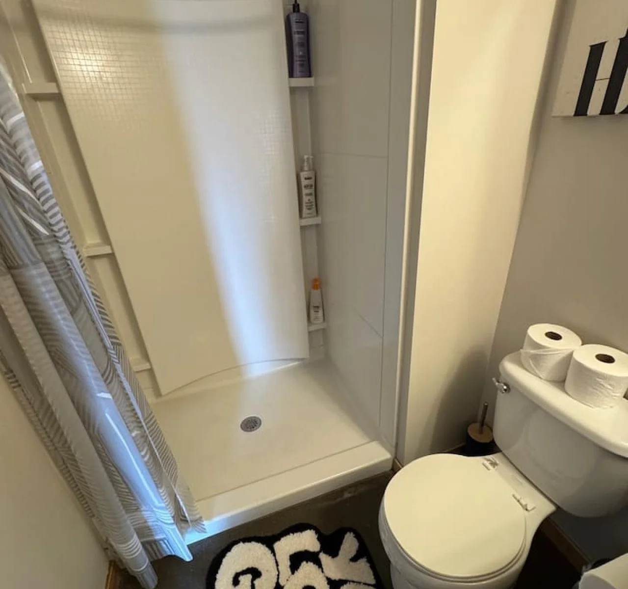 The bathroom is a private sanctuary, with a layout and features that make it the perfect place to rejuvenate.