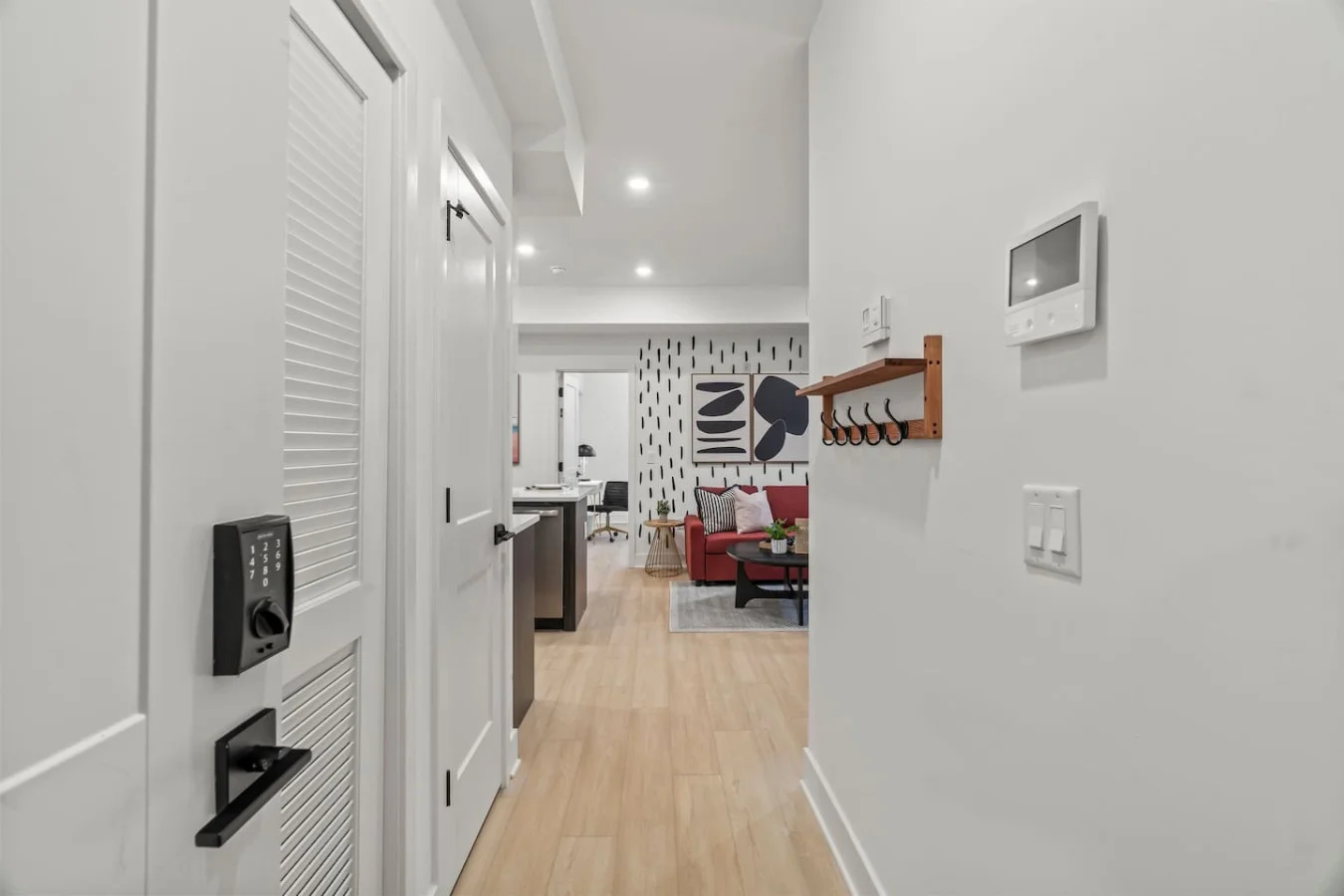 Upon entering, you find a space that feels both luxurious and cozy, perfect for unwinding after a long day.
