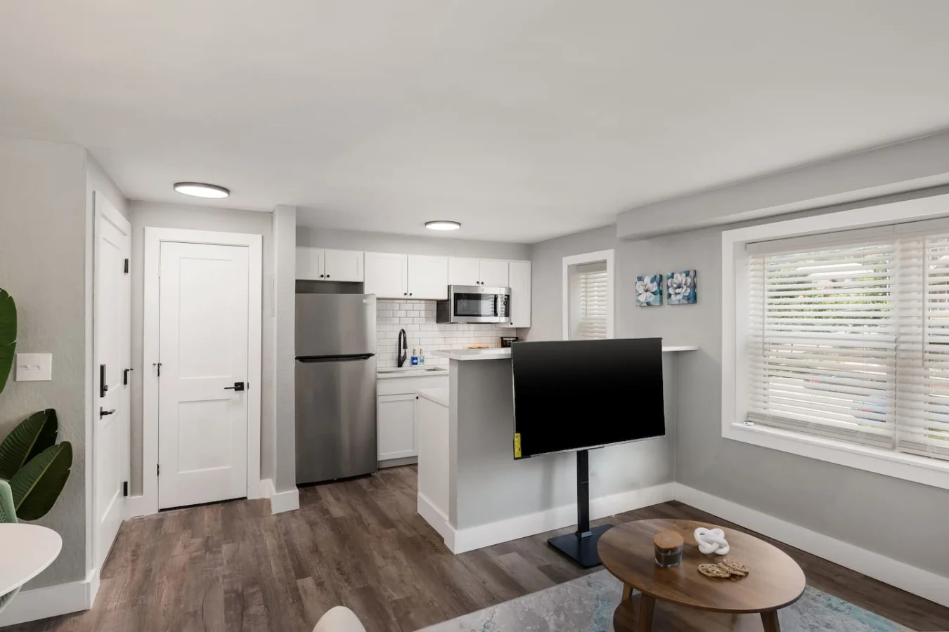 The home’s open layout and tasteful decor create a serene environment where you can truly relax and feel at home.