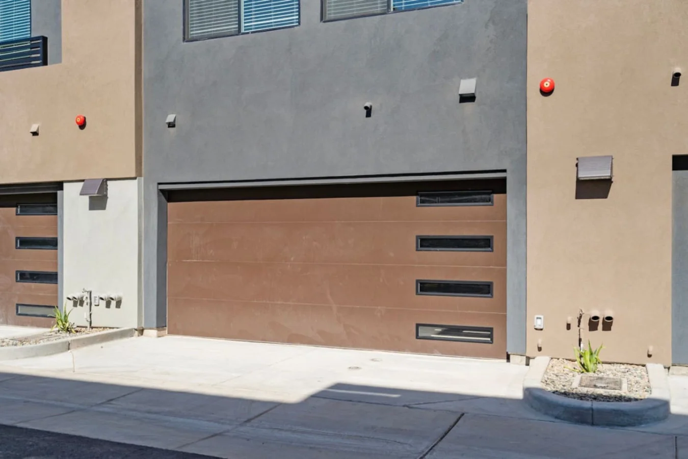 Double car garage.