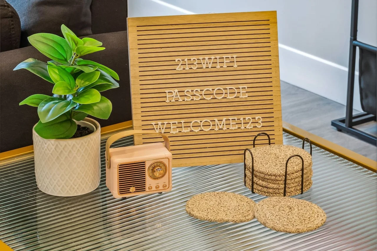 You are surrounded by tasteful decor and warm tones for a perfect setting for any occasion.