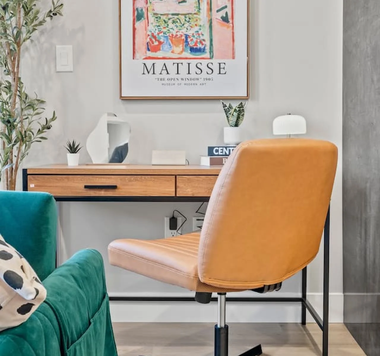 A comfortable workplace area