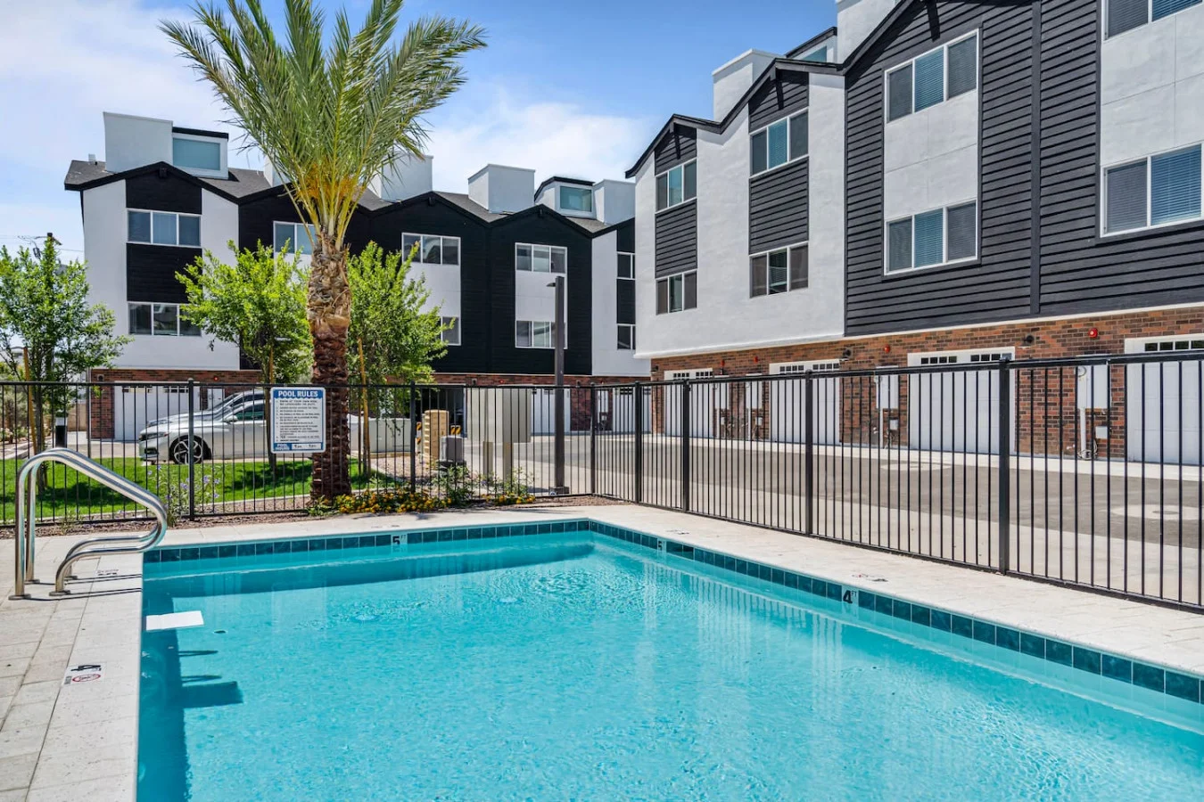 As you dip your toes into the cool water, the pool offers a refreshing retreat on a warm day.