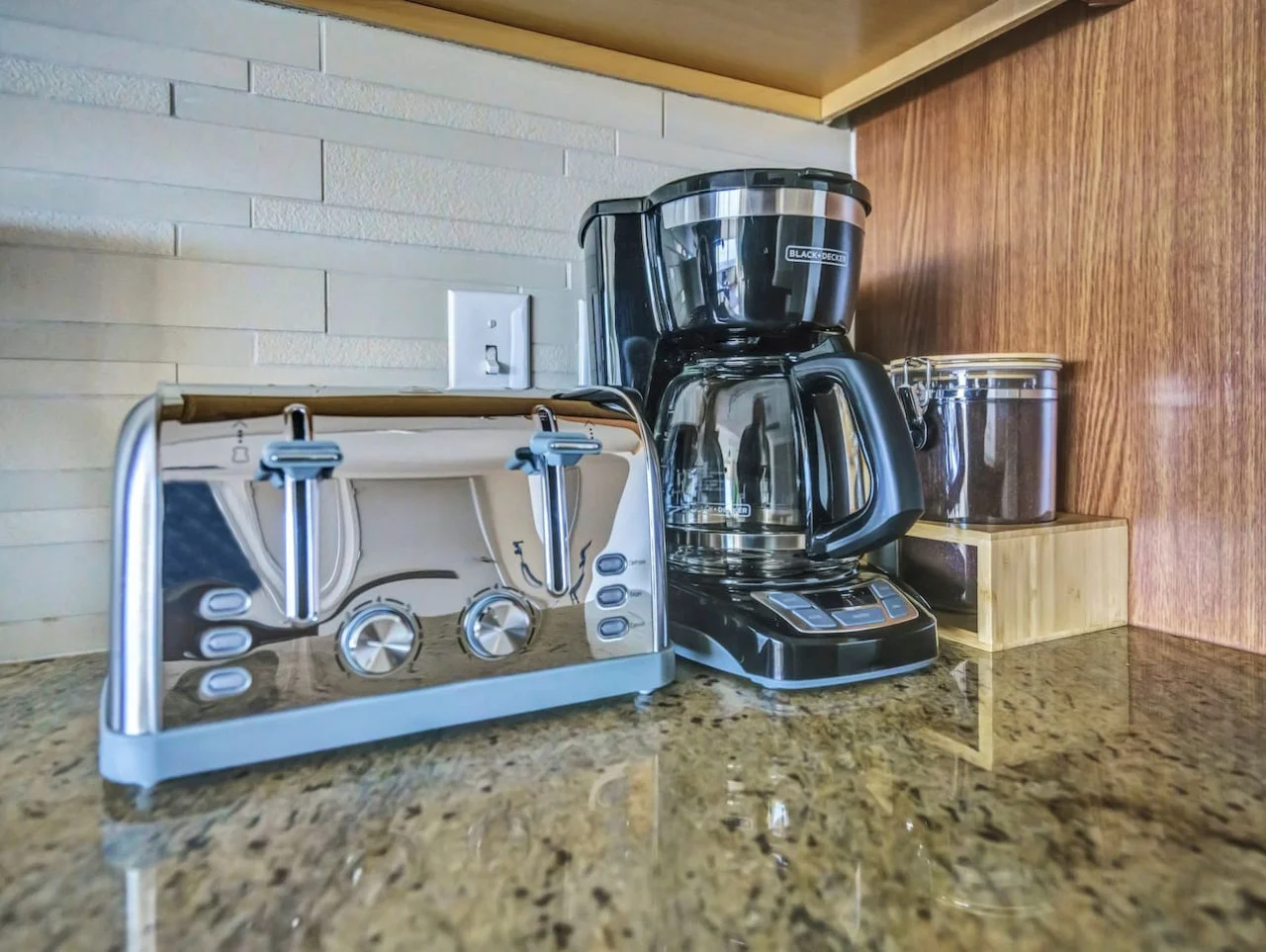A selection of complimentary in-house consumables, including coffee, tea, and snacks, to make your stay even more enjoyable.