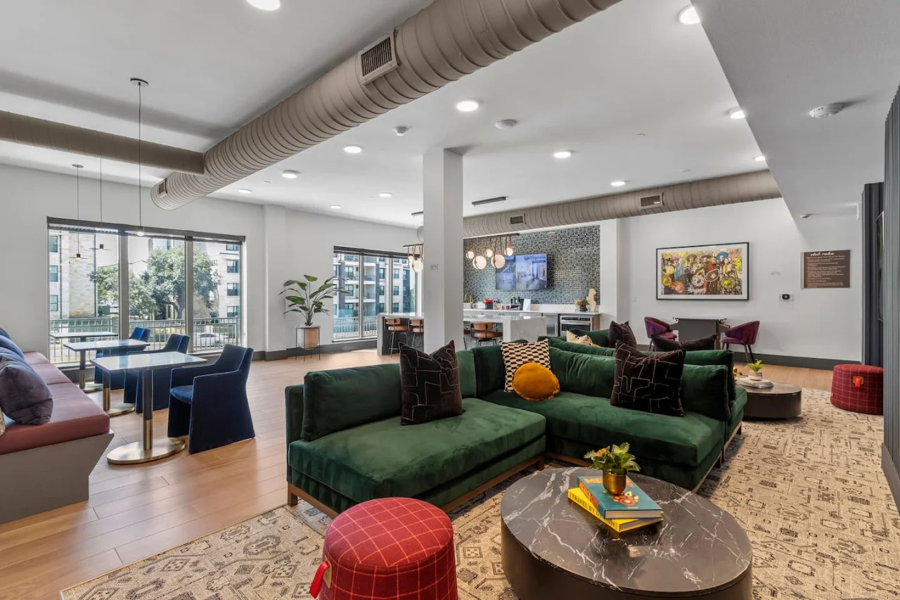 You can have entertainment in this stylish unique space!