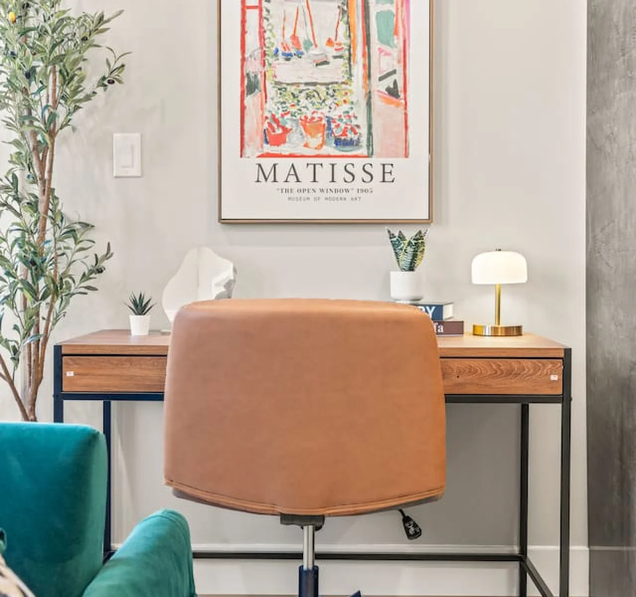 A comfortable workplace area