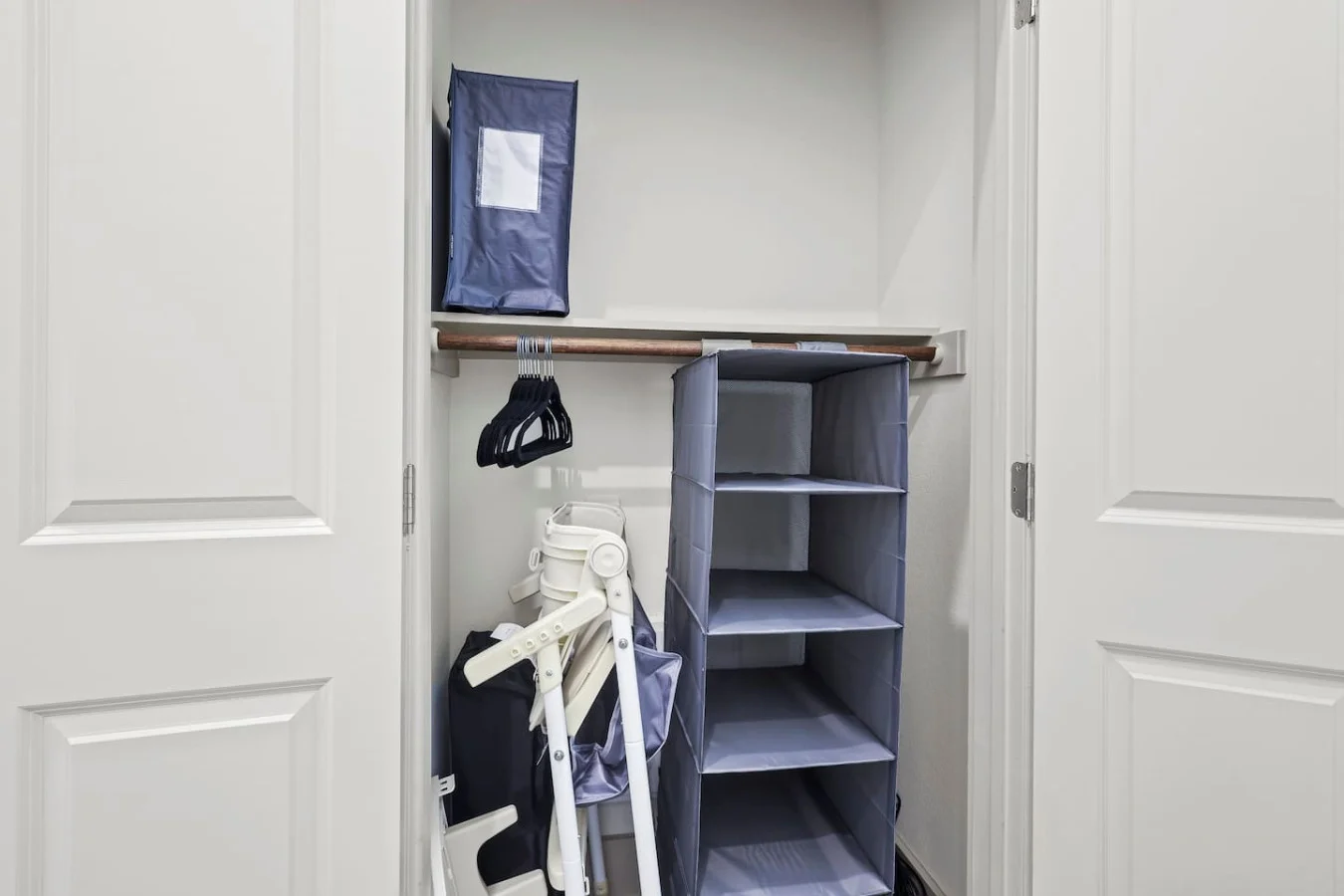 Generously-sized closet space, offering plenty of room to store your belongings, keeping the bedroom clutter-free.