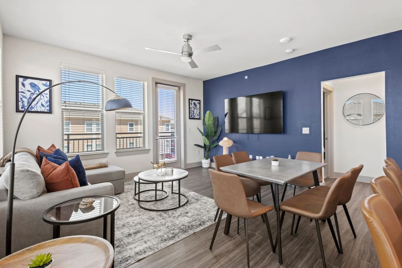 As you take your seat, the dining room's sophisticated design sets the stage for memorable meals and conversations.