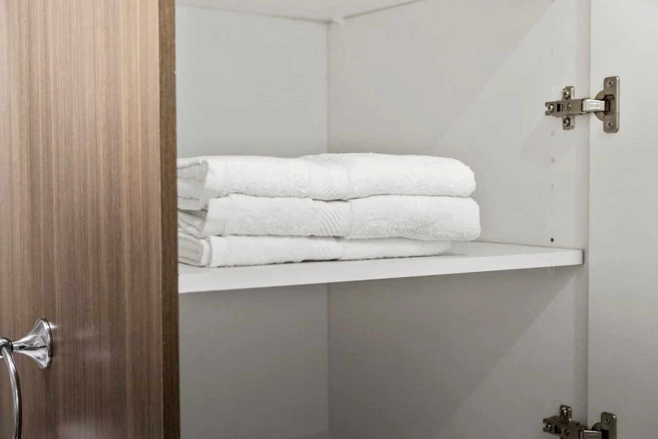 Generously-sized closet space, offering plenty of room to store your belongings, keeping the bedroom clutter-free.