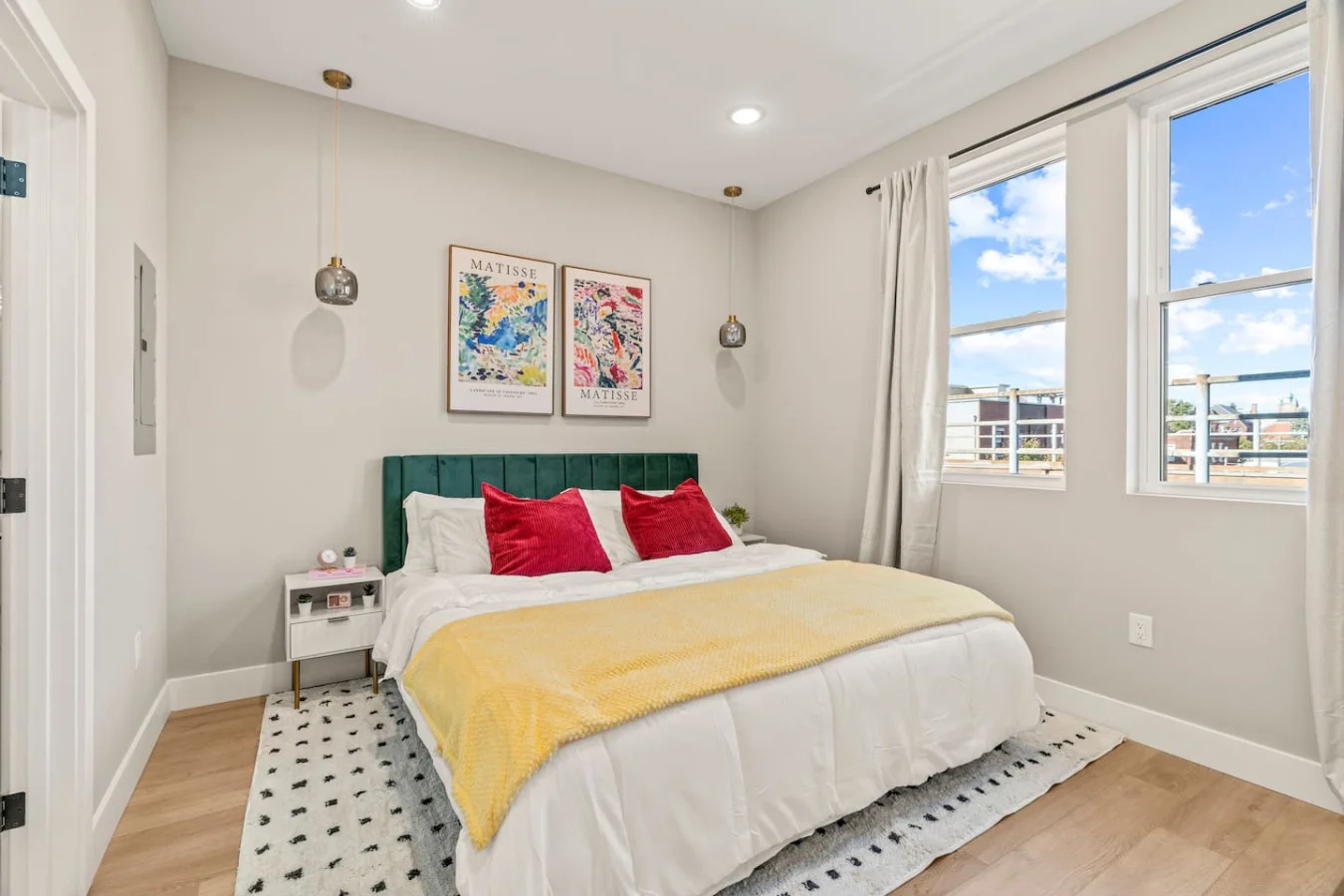 As you enter the king bedroom, the sophisticated decor and plush bedding create a space where you can truly unwind.