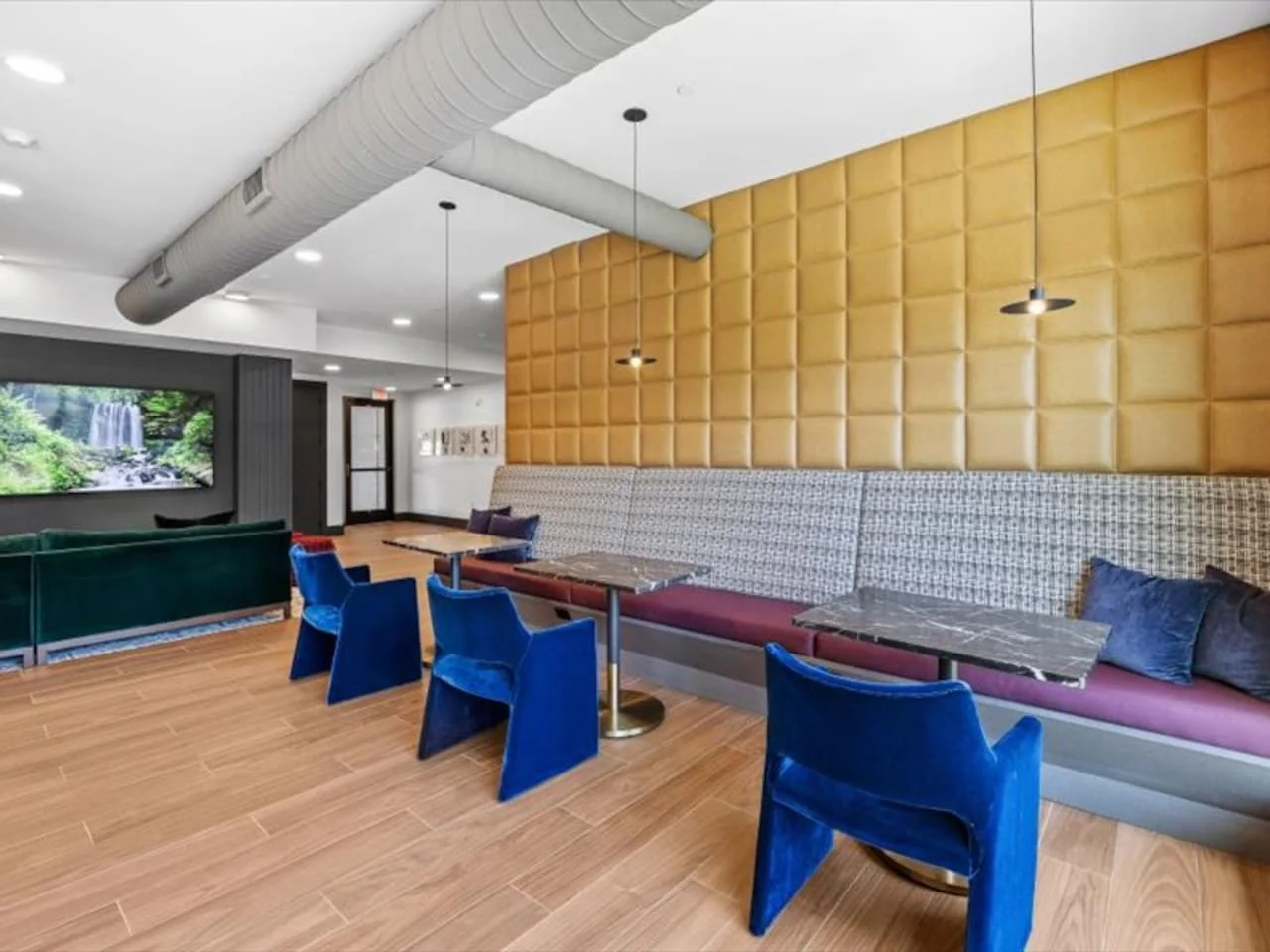 You can have entertainment in this stylish unique area