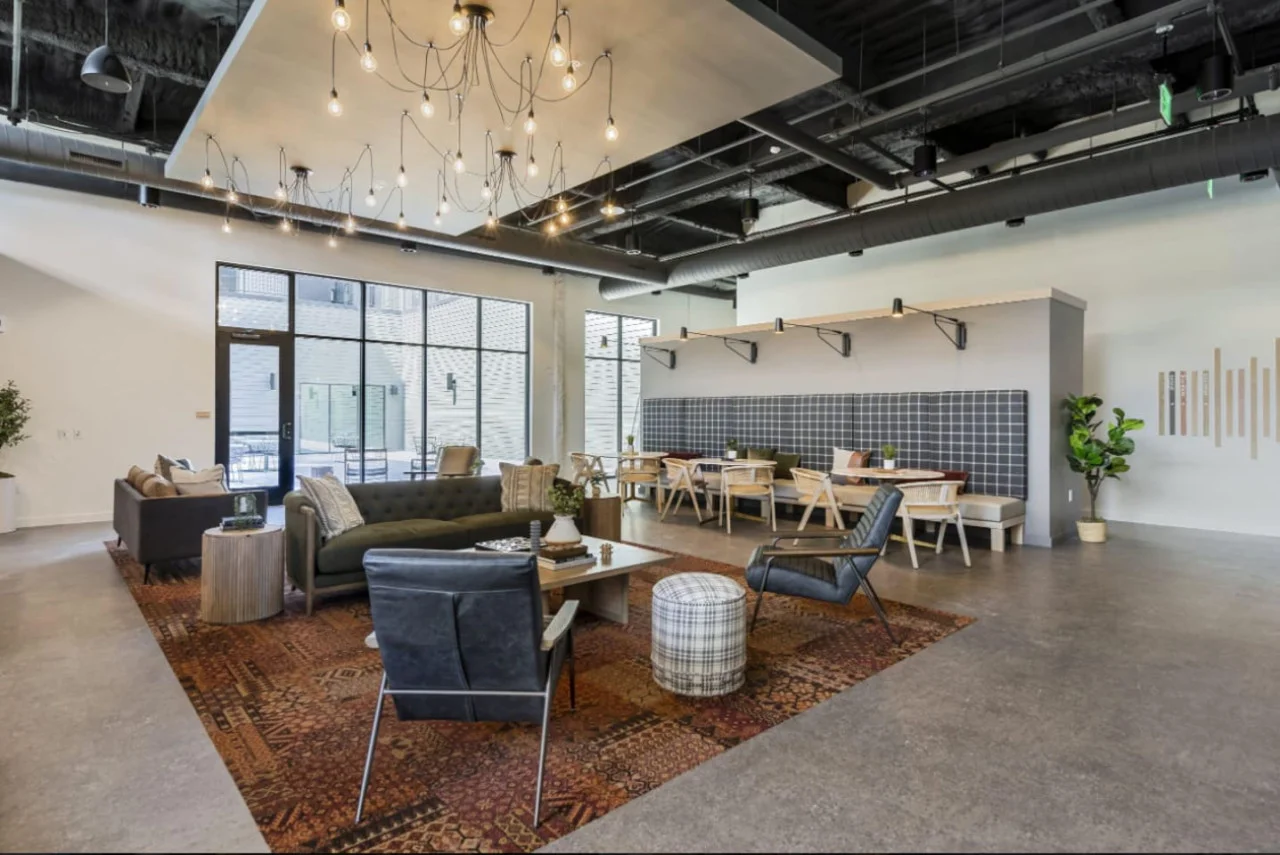 Relax in this warm, inviting space with warm accents and cozy furnishings. You’ll love unwinding on the plush sofa, enjoying or streaming your favorite shows in a serene atmosphere