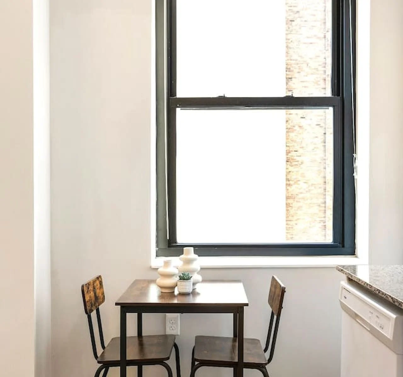 The dining area encourages you to gather with friends, enjoy a drink, and create lasting memories.