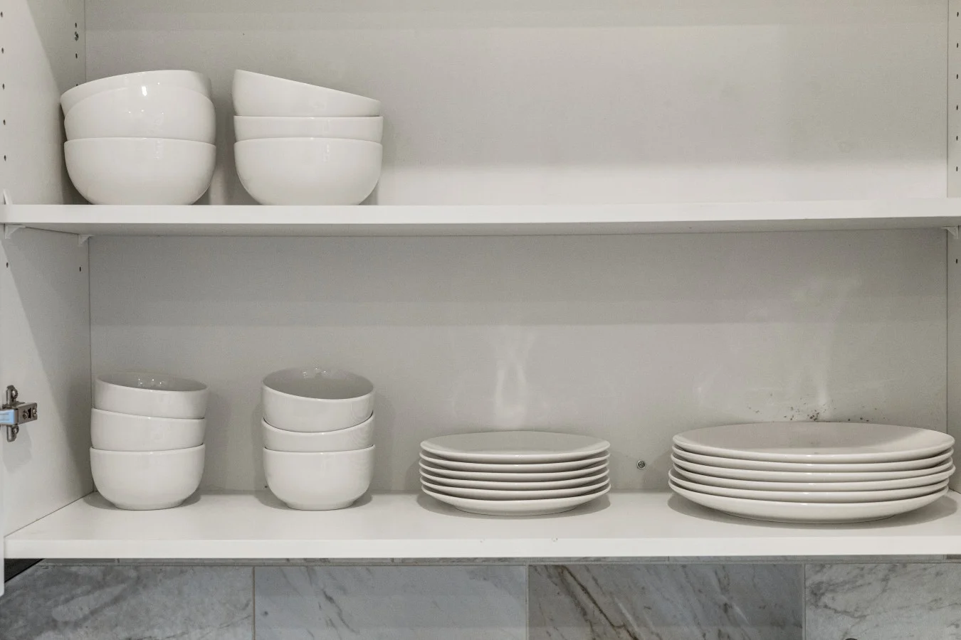 Thoughtfully organized kitchen essentials for your convenience.