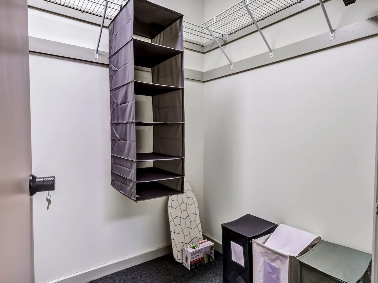 Spacious closets with ample storage space for all your travel essentials – unpack, unwind, and feel right at home.