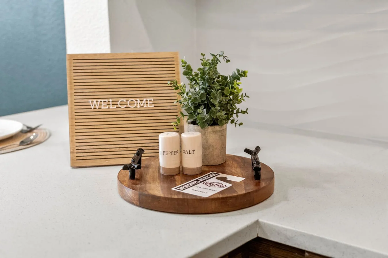 You are surrounded by tasteful decor and warm tones for a perfect setting for any occasion.