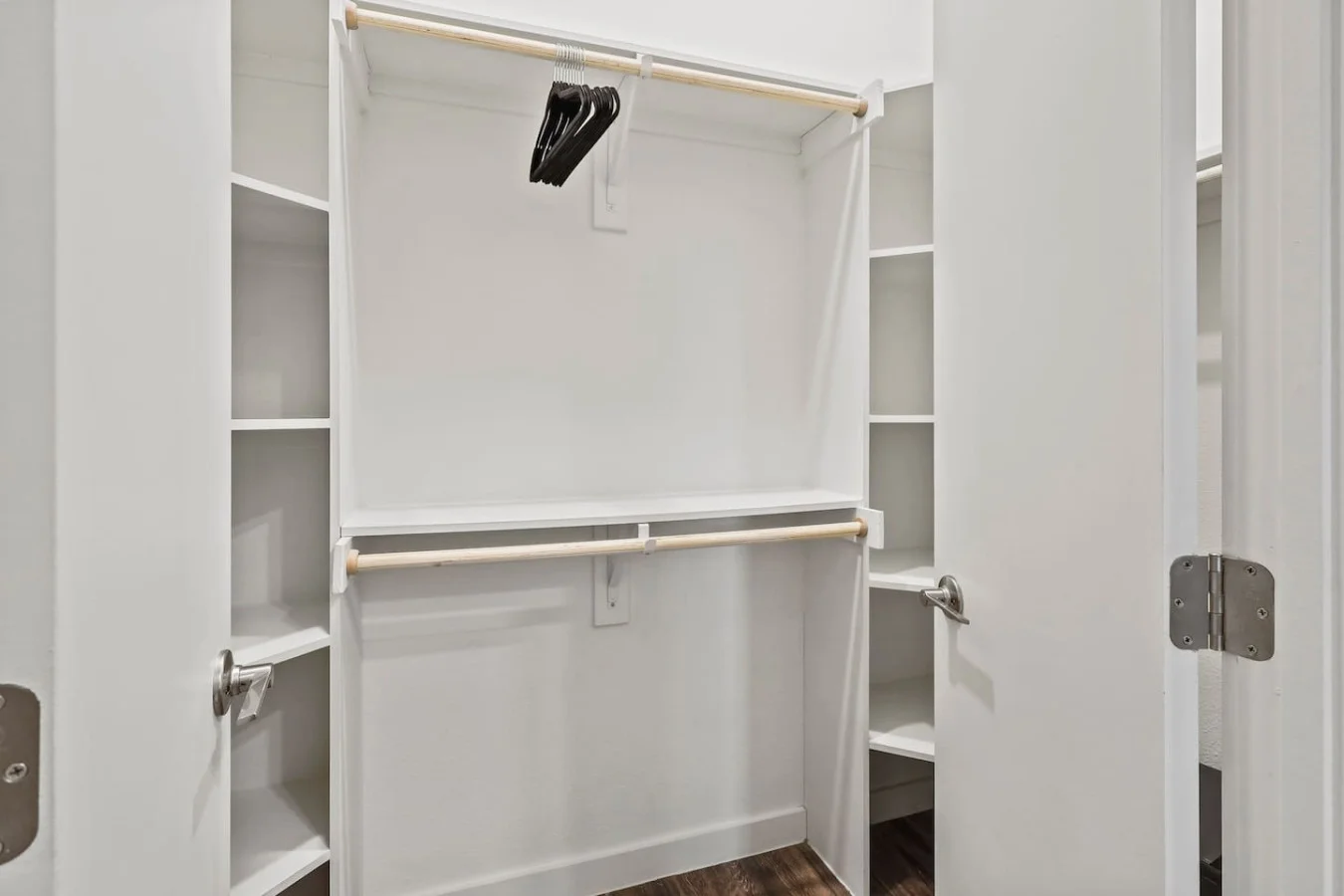 Spacious closets with ample storage space for all your travel essentials – unpack, unwind, and feel right at home.