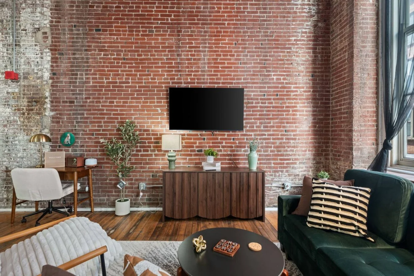 The perfect space to curl up and enjoy your favourite show or movie on the smart TV